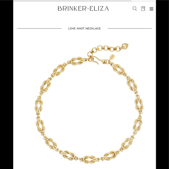 Brinker & Eliza Jewelry - Brinker & Eliza Love Knot Necklace